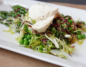 Watch Nuno prepare a Spring Vegetable Salad w/ Fresh Mozzarella