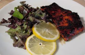 Arika's Sweet & Smoky Rubbed Alaskan Salmon