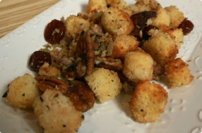 Sausage, Cornbread & Tart Cherry Stuffing