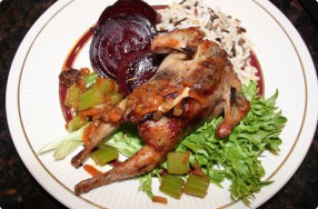 Pan-Seared Quail