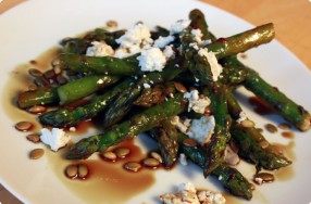 Sautéed Asparagus w/ Pumpkin Seed Oil