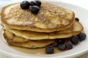 Sourdough Blueberry Pancakes