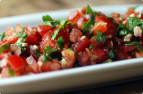 Tomato-Ginger Relish w/ Mint, Cilantro & Basil