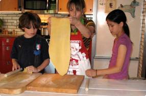 Kids Make Fresh Pasta