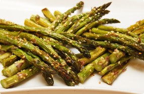 Roasted Asparagus w/ Sesame Seeds