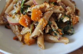 Whole Grain Pasta w/ Squash, Fontina & Parmesan