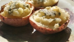 Blue Cheese Potato Skins