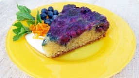 Blueberry-Lemon Semolina Cake