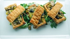 Wild Mushroom & Leek Tarts