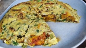 Sweet Plantain & Potato Omelette