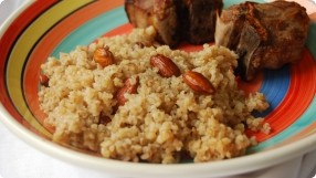 Bulgur w/ Buttered Almonds & Cinnamon