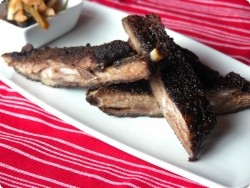 Sassafras-Glazed Pork Ribs