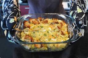 Oyster Cornbread Stuffing