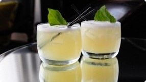 Meyer Lemon Gin Fizz