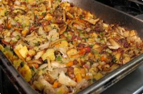 Cornbread, Pecan & Prosciutto Stuffing