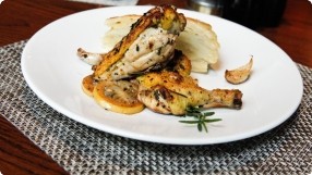 Herb-Roasted Cornish Game Hen