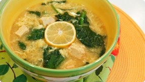 Greek Orzo, Lemon & Chicken Soup