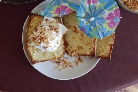 Piña Colada Pound Cake