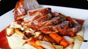 Roasted Pork w/ Maple-Orange Glaze