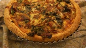 Parsnip, Kale & Blarney Cheese Tart