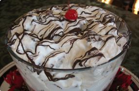 Chocolate Biscotti Trifle