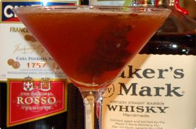 Sour Cherry Manhattan