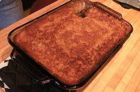 Peach Pudding Cake