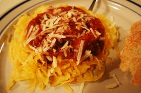 Spaghetti Squash & Sauce