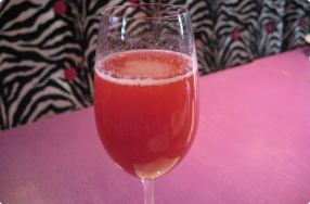 Raspberry Champagne Cocktail