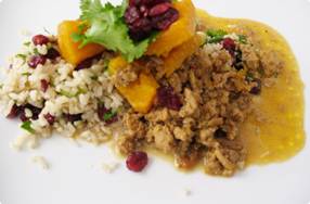 Turkey Curry w/ Butternut Squash