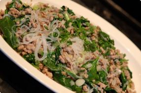 Pork & Spinach Stir-Fry