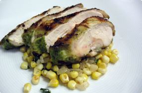 Herb Marinated Chicken w/ Corn Ragu