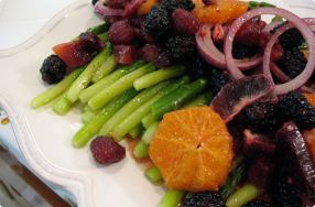 Asparagus, Blackberry & Orange Salad