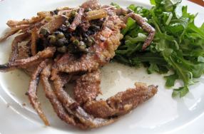 Soft Shell Crab w/ Caper & Brown Butter Sauce