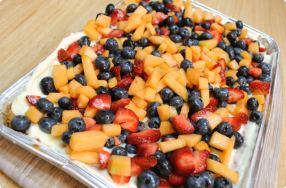 Sugar Cookie & Fruit Pizza