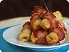 Bacon-Wrapped Bananas w/ Apricot Glaze