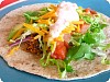 Bulgur Tacos with Roasted Red Pepper Sour Cream