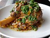 Braised Lamb Shanks w/ Farro