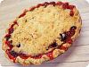 Plum & Strawberry Pie